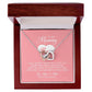 To my Mommy, Mother's Day Gift, Pregnancy Gift for Soon to Be Mom, Baby Shower Gift,  Interlocking Hearts Necklace