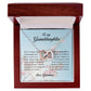 To My Granddaughter, Interlocking Hearts Necklace