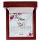 Dear Mom, Interlocking Hearts Necklace