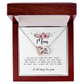 Mom Gift, Interlocking Hearts Necklace