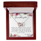 To My Granddaughter, Interlocking Hearts Necklace