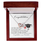 Graduation Gift for Her, Interlocking Hearts Necklace