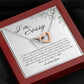 Sorry Gift for Her, Interlocking Hearts Necklace