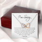 I'm Sorry Card, Interlocking Hearts Necklace