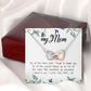 To My Mom, Interlocking Hearts Necklace