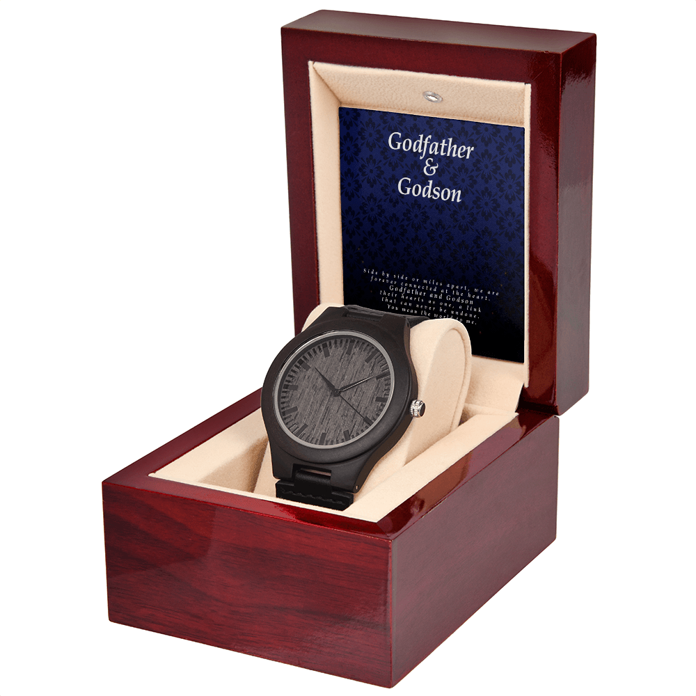 Godfather and Godson Gift, Watch with Message Card and Gift Box, Gift for Godson from Godfather, Watch for Him, Birthday Gift, Keepsake Watch