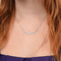 To My Granddaughter, Custom Name Necklace, Personalized Jewelry for Her