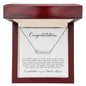 Congratulations on your Master's Degree, Custom Name Necklace, Personalized Jewelry for Her