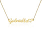 Custom Heart Name Necklace