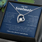 To My Soulmate, Forever Love Necklace 18K