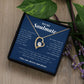 To My Soulmate, Forever Love Necklace 18K
