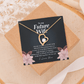 To My Future Wife, 18k Yellow Gold Finish, Forever Heart Necklace