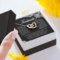To My Soulmate, Interlocking Heart Necklace