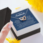 To My Soulmate, Interlocking Heart Necklace