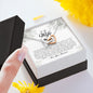 To My Wife , Interlocking Heart Necklace