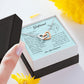 To My Girlfriend, Interlocking Heart Necklace