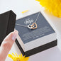 To My Wife, Interlocking Heart Necklace