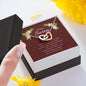 Interlocking Heart Necklace, I'm Sorry Card, Apology Gift For Her, Forgiveness Gift, I’m Sorry Gift For Wife / Girlfriend, Gift To Say Sorry