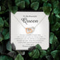 Interlocking Heart Necklace, To My Beautiful Queen