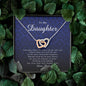 Interlocking Heart Necklace, Gift for Daughter from Dad