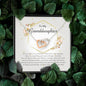 Interlocking Heart Necklace, Granddaughter Gift from Grandma / Grandpa