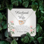 Husband to Wife Gift, Interlocking Heart Necklace