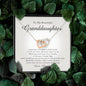 Interlocking Heart Necklace, To My Beautiful Granddaughter, With Love From Grandpa