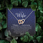 Interlocking Heart Necklace, Happy 2nd Anniversary