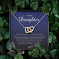 Interlocking Heart Necklace, Gift for Daughter from Mom / Dad
