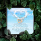 Interlocking Heart Necklace, In Loving Memory of Your Cousin