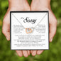 I'm Sorry Gift, Interlocking Heart Necklace