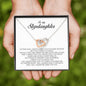 To My Stepdaughter Gift, Interlocking Heart Necklace