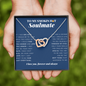 Interlocking Heart Necklace | To My Smokin Hot Soulmate | Soulmate Gift | Soulmate Jewelry | Anniversary Gift For Her | Christmas Gift Idea