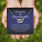Grandma and Granddaughter Interlocking Heart Necklace