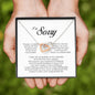 I'm Sorry Gift, Interlocking Heart Necklace