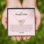 To My Beautiful Mother, Interlocking Heart Necklace