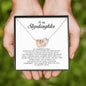 To My Stepdaughter Gift, Interlocking Heart Necklace