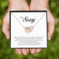 I'm Sorry Gift, Interlocking Heart Necklace