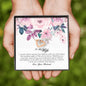 To My Wife , Interlocking Heart Necklace