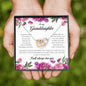 To My Granddaughter, Interlocking Heart Necklace