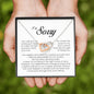 I'm Sorry Gift, Interlocking Heart Necklace