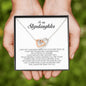 To My Stepdaughter Gift, Interlocking Heart Necklace