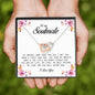 To My Soulmate, Interlocking Heart Necklace