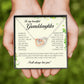 To My Beautiful Granddaughter, Interlocking Heart Necklace