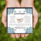 To My Granddaughter, Interlocking Heart Necklace