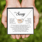 I'm Sorry Gift, Interlocking Heart Necklace