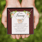 Interlocking Heart Necklace, I'm Sorry Card, Apology Gift For Her, Forgiveness Gift, I’m Sorry Gift For Wife / Girlfriend, Gift To Say Sorry