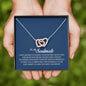 To My Soulmate, Interlocking Heart Necklace