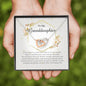Interlocking Heart Necklace, Granddaughter Gift from Grandma / Grandpa