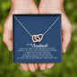 To My Soulmate, Interlocking Heart Necklace